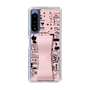 Slim Protection Case - STAND & RING RIBBON Sakura Pink［ Rune Naito - RUNE Girl Retro & Modern - Pink ］