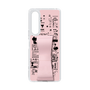 Slim Protection Case - STAND & RING RIBBON Sakura Pink［ Rune Naito - RUNE Girl Retro & Modern - Pink ］