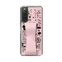 Slim Protection Case - STAND & RING RIBBON Sakura Pink［ Rune Naito - RUNE Girl Retro & Modern - Pink ］