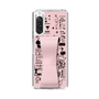 Slim Protection Case - STAND & RING RIBBON Sakura Pink［ Rune Naito - RUNE Girl Retro & Modern - Pink ］