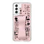 Slim Protection Case - STAND & RING RIBBON Sakura Pink［ Rune Naito - RUNE Girl Retro & Modern - Pink ］