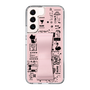Slim Protection Case - STAND & RING RIBBON Sakura Pink［ Rune Naito - RUNE Girl Retro & Modern - Pink ］