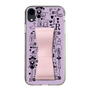 Slim Protection Case - STAND & RING RIBBON Sakura Pink［ Rune Naito - RUNE Girl Retro & Modern - Purple ］