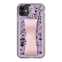 Slim Protection Case - STAND & RING RIBBON Sakura Pink［ Rune Naito - RUNE Girl Retro & Modern - Purple ］