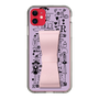 Slim Protection Case - STAND & RING RIBBON Sakura Pink［ Rune Naito - RUNE Girl Retro & Modern - Purple ］