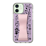 Slim Protection Case - STAND & RING RIBBON Sakura Pink［ Rune Naito - RUNE Girl Retro & Modern - Purple ］