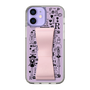 Slim Protection Case - STAND & RING RIBBON Sakura Pink［ Rune Naito - RUNE Girl Retro & Modern - Purple ］