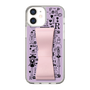 Slim Protection Case - STAND & RING RIBBON Sakura Pink［ Rune Naito - RUNE Girl Retro & Modern - Purple ］