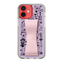 Slim Protection Case - STAND & RING RIBBON Sakura Pink［ Rune Naito - RUNE Girl Retro & Modern - Purple ］