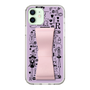 Slim Protection Case - STAND & RING RIBBON Sakura Pink［ Rune Naito - RUNE Girl Retro & Modern - Purple ］