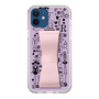 Slim Protection Case - STAND & RING RIBBON Sakura Pink［ Rune Naito - RUNE Girl Retro & Modern - Purple ］