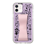 Slim Protection Case - STAND & RING RIBBON Sakura Pink［ Rune Naito - RUNE Girl Retro & Modern - Purple ］