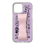 Slim Protection Case - STAND & RING RIBBON Sakura Pink［ Rune Naito - RUNE Girl Retro & Modern - Purple ］