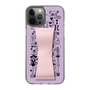 Slim Protection Case - STAND & RING RIBBON Sakura Pink［ Rune Naito - RUNE Girl Retro & Modern - Purple ］