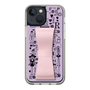 Slim Protection Case - STAND & RING RIBBON Sakura Pink［ Rune Naito - RUNE Girl Retro & Modern - Purple ］