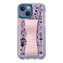 Slim Protection Case - STAND & RING RIBBON Sakura Pink［ Rune Naito - RUNE Girl Retro & Modern - Purple ］