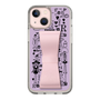 Slim Protection Case - STAND & RING RIBBON Sakura Pink［ Rune Naito - RUNE Girl Retro & Modern - Purple ］