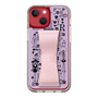 Slim Protection Case - STAND & RING RIBBON Sakura Pink［ Rune Naito - RUNE Girl Retro & Modern - Purple ］
