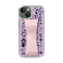 Slim Protection Case - STAND & RING RIBBON Sakura Pink［ Rune Naito - RUNE Girl Retro & Modern - Purple ］