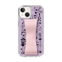 Slim Protection Case - STAND & RING RIBBON Sakura Pink［ Rune Naito - RUNE Girl Retro & Modern - Purple ］