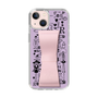 Slim Protection Case - STAND & RING RIBBON Sakura Pink［ Rune Naito - RUNE Girl Retro & Modern - Purple ］