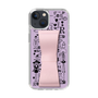 Slim Protection Case - STAND & RING RIBBON Sakura Pink［ Rune Naito - RUNE Girl Retro & Modern - Purple ］