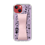 Slim Protection Case - STAND & RING RIBBON Sakura Pink［ Rune Naito - RUNE Girl Retro & Modern - Purple ］