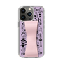 Slim Protection Case - STAND & RING RIBBON Sakura Pink［ Rune Naito - RUNE Girl Retro & Modern - Purple ］