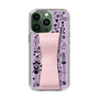 Slim Protection Case - STAND & RING RIBBON Sakura Pink［ Rune Naito - RUNE Girl Retro & Modern - Purple ］