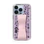Slim Protection Case - STAND & RING RIBBON Sakura Pink［ Rune Naito - RUNE Girl Retro & Modern - Purple ］