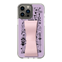 Slim Protection Case - STAND & RING RIBBON Sakura Pink［ Rune Naito - RUNE Girl Retro & Modern - Purple ］