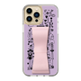 Slim Protection Case - STAND & RING RIBBON Sakura Pink［ Rune Naito - RUNE Girl Retro & Modern - Purple ］