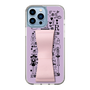 Slim Protection Case - STAND & RING RIBBON Sakura Pink［ Rune Naito - RUNE Girl Retro & Modern - Purple ］