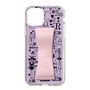 Slim Protection Case - STAND & RING RIBBON Sakura Pink［ Rune Naito - RUNE Girl Retro & Modern - Purple ］