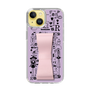 Slim Protection Case - STAND & RING RIBBON Sakura Pink［ Rune Naito - RUNE Girl Retro & Modern - Purple ］