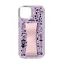 Slim Protection Case - STAND & RING RIBBON Sakura Pink［ Rune Naito - RUNE Girl Retro & Modern - Purple ］