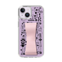 Slim Protection Case - STAND & RING RIBBON Sakura Pink［ Rune Naito - RUNE Girl Retro & Modern - Purple ］