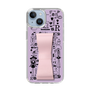 Slim Protection Case - STAND & RING RIBBON Sakura Pink［ Rune Naito - RUNE Girl Retro & Modern - Purple ］