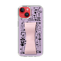 Slim Protection Case - STAND & RING RIBBON Sakura Pink［ Rune Naito - RUNE Girl Retro & Modern - Purple ］