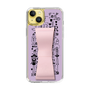 Slim Protection Case - STAND & RING RIBBON Sakura Pink［ Rune Naito - RUNE Girl Retro & Modern - Purple ］