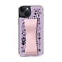 Slim Protection Case - STAND & RING RIBBON Sakura Pink［ Rune Naito - RUNE Girl Retro & Modern - Purple ］