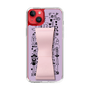 Slim Protection Case - STAND & RING RIBBON Sakura Pink［ Rune Naito - RUNE Girl Retro & Modern - Purple ］