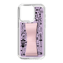 Slim Protection Case - STAND & RING RIBBON Sakura Pink［ Rune Naito - RUNE Girl Retro & Modern - Purple ］