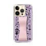 Slim Protection Case - STAND & RING RIBBON Sakura Pink［ Rune Naito - RUNE Girl Retro & Modern - Purple ］