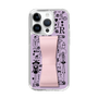 Slim Protection Case - STAND & RING RIBBON Sakura Pink［ Rune Naito - RUNE Girl Retro & Modern - Purple ］