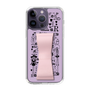 Slim Protection Case - STAND & RING RIBBON Sakura Pink［ Rune Naito - RUNE Girl Retro & Modern - Purple ］