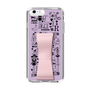 Slim Protection Case - STAND & RING RIBBON Sakura Pink［ Rune Naito - RUNE Girl Retro & Modern - Purple ］