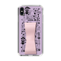 Slim Protection Case - STAND & RING RIBBON Sakura Pink［ Rune Naito - RUNE Girl Retro & Modern - Purple ］