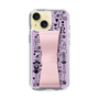 Slim Protection Case - STAND & RING RIBBON Sakura Pink［ Rune Naito - RUNE Girl Retro & Modern - Purple ］