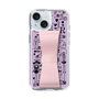 Slim Protection Case - STAND & RING RIBBON Sakura Pink［ Rune Naito - RUNE Girl Retro & Modern - Purple ］